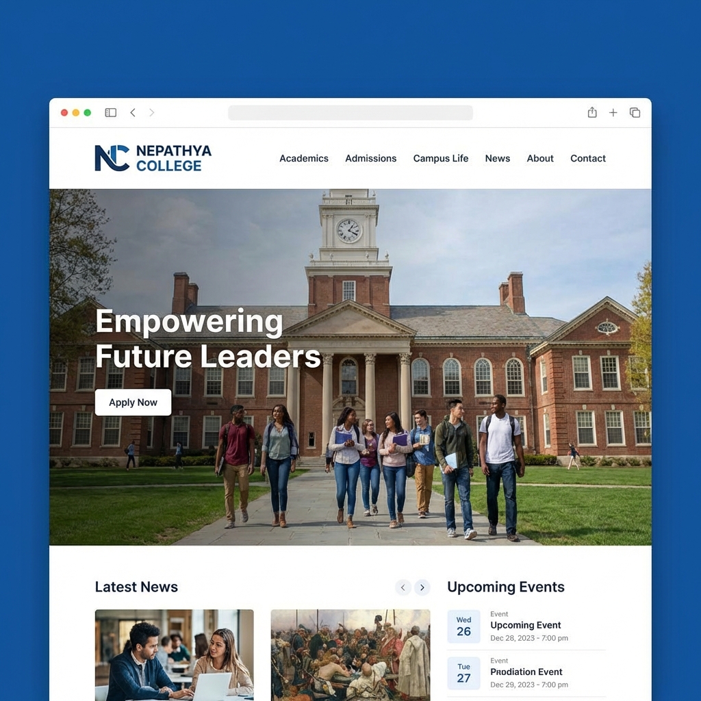 Nepathya College Website